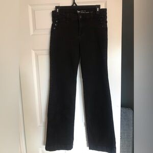 Gap wide leg trouser jean black